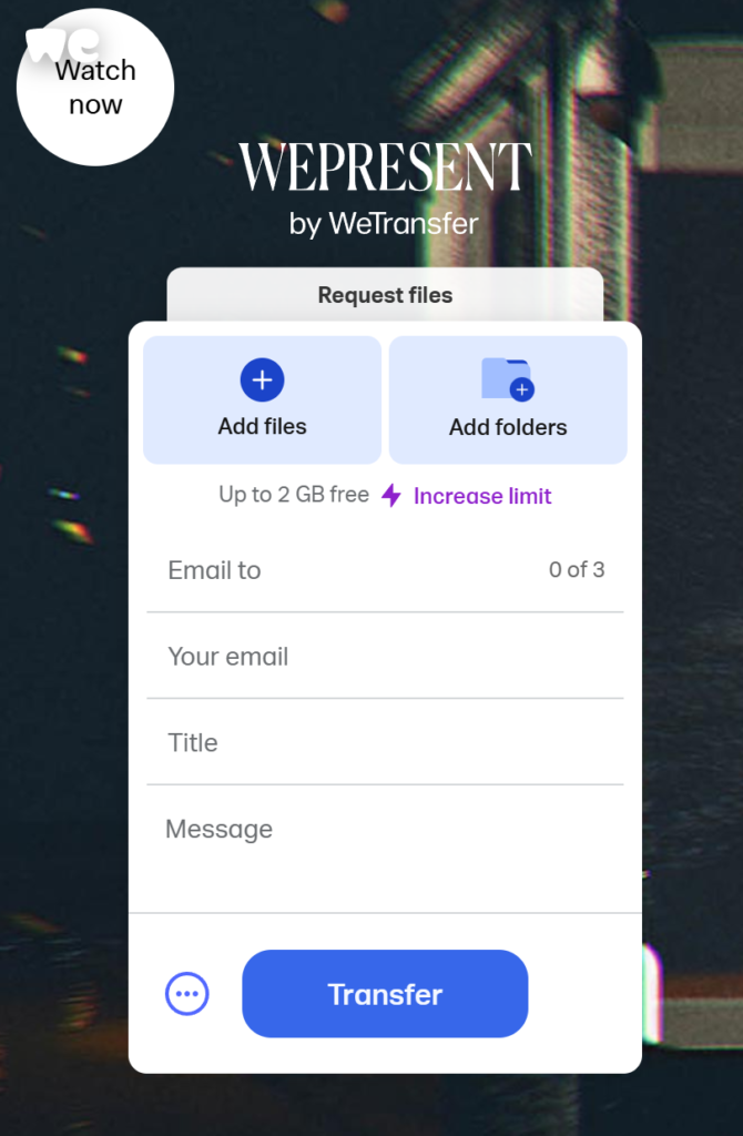 WeTransfer의 무료 플랜, 이제 월 최대 10회 전송 제한 도입